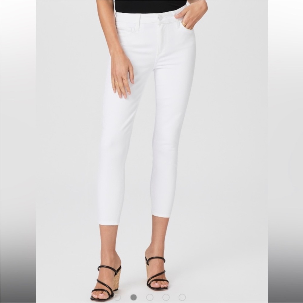 PAIGE Hoxton Street Crop Tiered Undone - Cabo White